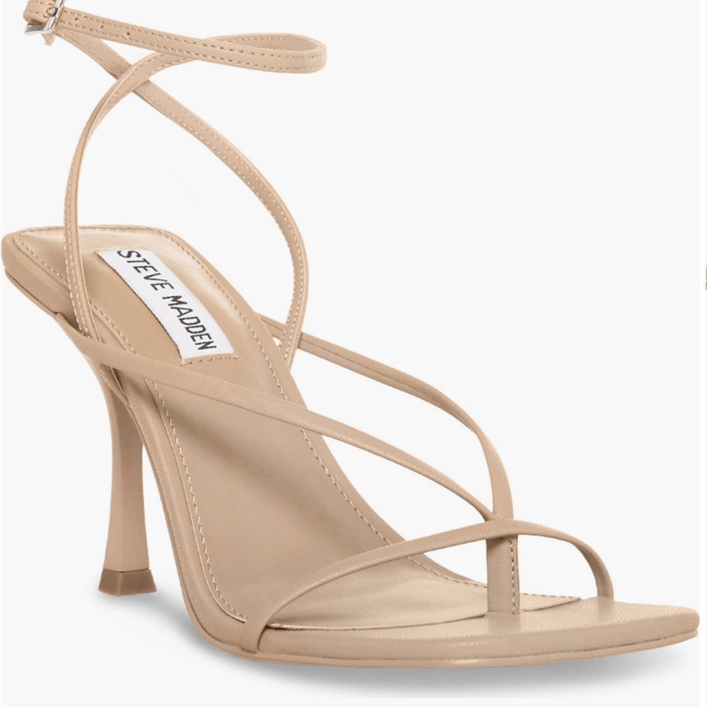 NEW Steve Madden Women's Tan Strappy Heels